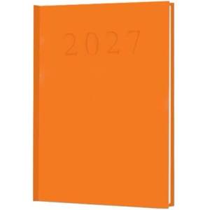  Календар, планирач, a5, ежедневен, 2027, оранжев (eaf2876)