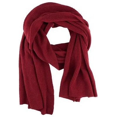 Vlnka kašmírový šál Sofia s vlnou Merino červená