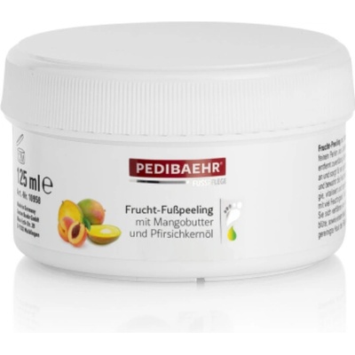 PEDIBAEHR Ovocný peeling na nohy broskev 125 ml