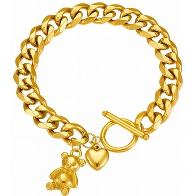 Glanzio náramok Golden Teddy 71229