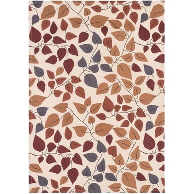 SCANquilt DEKORO barevné listy 50 x 70 cm cihlovošedá