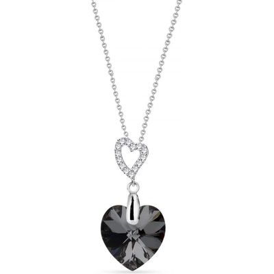 Spark šedý se Swarovski Elements Amore NCS622814SN Silver Night