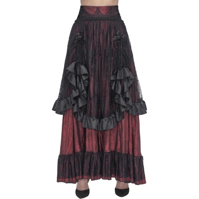 Devil fashion дамска пола DEVIL FASHION - Black And Red Gothic - SKT19802