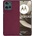 Techsuit Защитен калъф с карбонов дизайн за Motorola Edge 50 - Червен KP36969