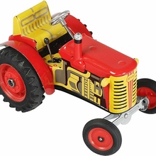 Kovap auto Traktor Zetor na kľúčik červený