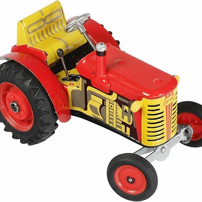 Kovap auto Traktor Zetor na kľúčik červený
