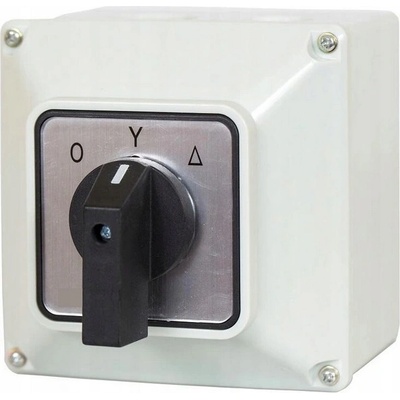Křížový přepínač Adelid 25A 3-fázový IP65 0-Y-T