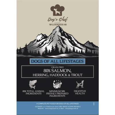 Dog's Chef Salmon with Herring & Haddock & Trout 10 kg