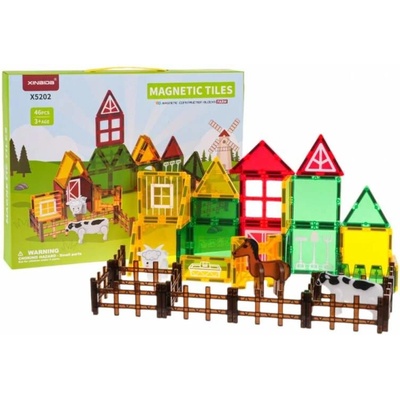 JOKO Magnetické kocky Farma 46ks