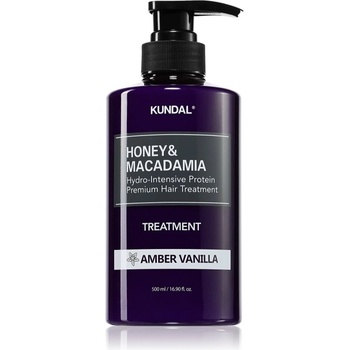 KUNDAL Honey & Macadamia Amber Vanilla интензивна хидратираща грижа за увредена коса 500ml