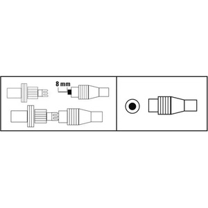 Hama Антенен конектор HAMA Coax plug, Коаксиален мъжко, Бял (205213) - smartx