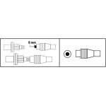 Hama Антенен конектор HAMA Coax plug, Коаксиален мъжко, Бял (4047443431769)