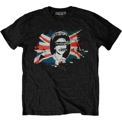Rock Off metal Sex Pistols God Save The Queen Flag čierne