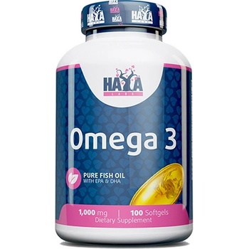Haya Labs Omega 3, 1000 mg, 100 капсули, Haya Labs