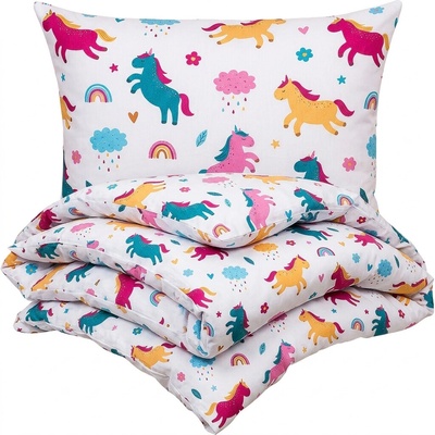 4Home bavlna obliečky Unicorns 160x200 70x80