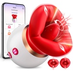 SuperLove 3in1 Sucking, Licking & Rotating Tongue Vibrator