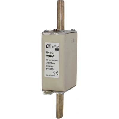 Nožová poistka DC M1 gBat 200A/80V DC 004110095