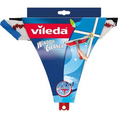 Vileda 16357 2in1 stěrka na okna s aktivním vláknem s teleskopickou tyčí