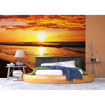 Ag Design FTNXXL-2487 Vliesová fototapeta Západ slunce rozměry 360 x 270 cm
