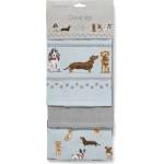 Cooksmart ® Памучни кърпи за съдове в комплект 3 бр. 45x65 cm Curious Dogs - Cooksmart ® (1747)