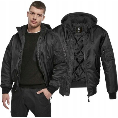 Brandit MA1 Sweat hooded čierna