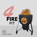 Dellinger Rocket Stove Grill 4v1