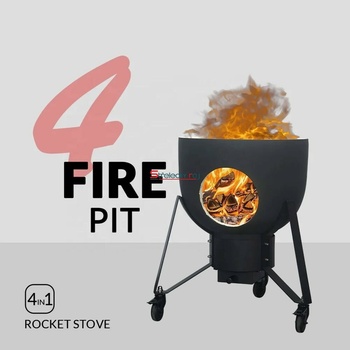 Dellinger Rocket Stove Grill 4v1