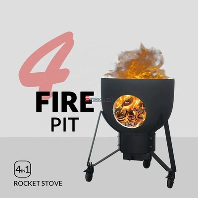 Dellinger Rocket Stove Grill 4v1