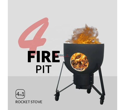 Dellinger Rocket Stove Grill 4v1