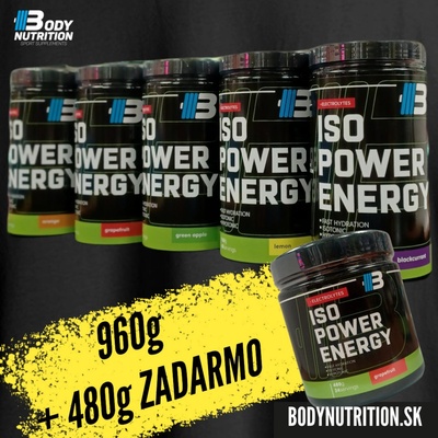Body Nutrition Iso Power Energy 960 g
