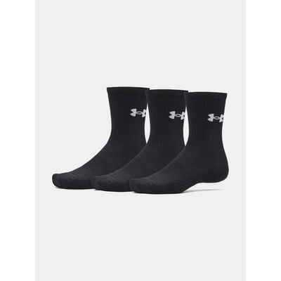 Under Armour UA Performance Cotton 3p Crw Černá