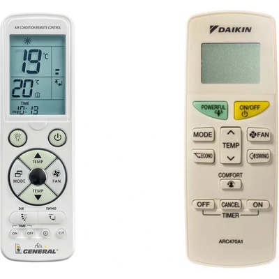 Daikin arc470a1, arc470a11, arc470a16, arc469a5, arc455a1, ftxn-l9 - луксозно с подсветка дистанционно управление (arc470a1, arc470a11, arc470a16, arc469a5, arc455a1, ftxn-l9)