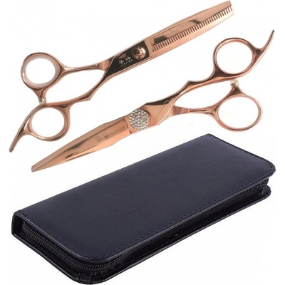 Pro Feel Japan Yoshimoto SET ROSEGOLD 6,0´ - sada profesionálnych kaderníckych nožníc na vlasy