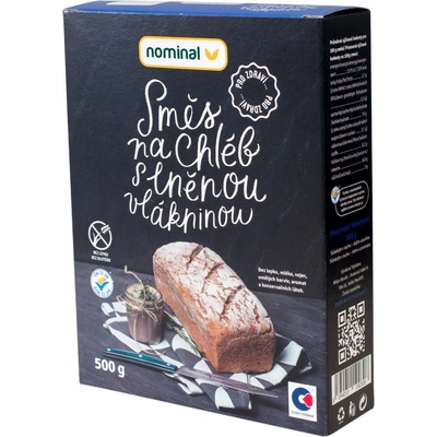 Nominal bezlepková zmes na chlieb s ľanovou vlákninou 0,5 kg