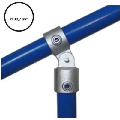 Konstrukční fitinka, spojka ocelových trubek pr. 33,7 mm – komplet jednoduchých kloubových spojek 173-B34