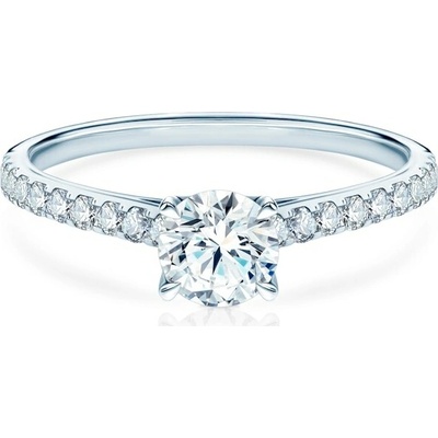 Savicki Zásnubný prsteň Share Your Love biele zlato laboratórne diamanty SYL P6 LAB B