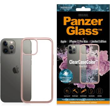 Panzer Гръб PanzerGlass за IPhone 12 Pro Max, ClearCase - Rose Gold рамка