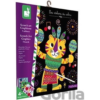 Janod Vyškrabovačky Zvieratká 4 ks