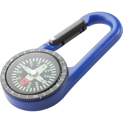 Cool Ключодържател-карабинер Clark, с компас, син (6135140014)