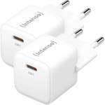 Intenso W30C GaN зарядно USB-C 30W двойна опаковка (7803032)