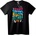 NOONEBRAND Тениска Пътуването Започва с Една Стъпка - 7XL, Black
