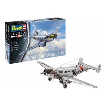 Revell Beechcraft Model 18 ModelKit letadlo 03811 1:48