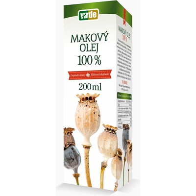 Virde Makový olej 100% 200 ml