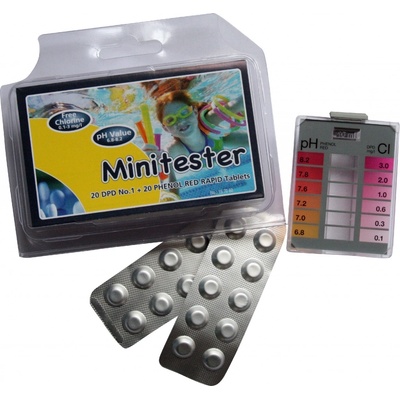 PROBAZEN mini tester Cl/pH 40 tablet