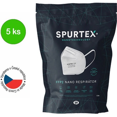 SpurTex Nanorespirátor FFP2 L 5 ks – Zboží Dáma