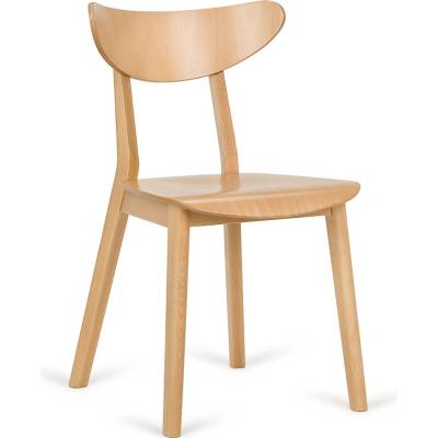 Paged Lof A-4230 Seat Wood Back Wood buk morený / dyha