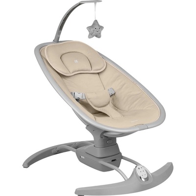 KikkaBoo Електрическа люлка Spinny Beige (31005010060)