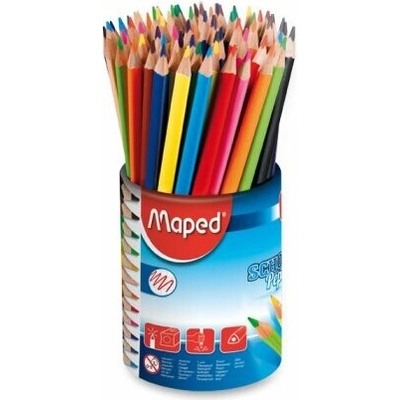 Maped v stojane pastelky 72 6x12 farieb