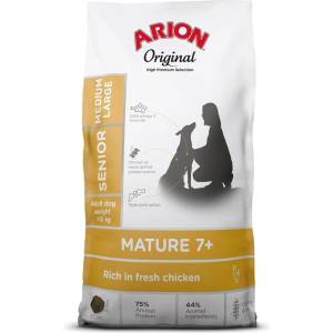 ARION Original Mature 7+ Senior Medium & Large chicken & rice 12 kg