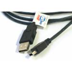  Кабел USB конектор Стойност USB 2.0 A (мъжки) - mini B (мъжки) 1.8m VLCP60301b20 (VLCP60301b20)
